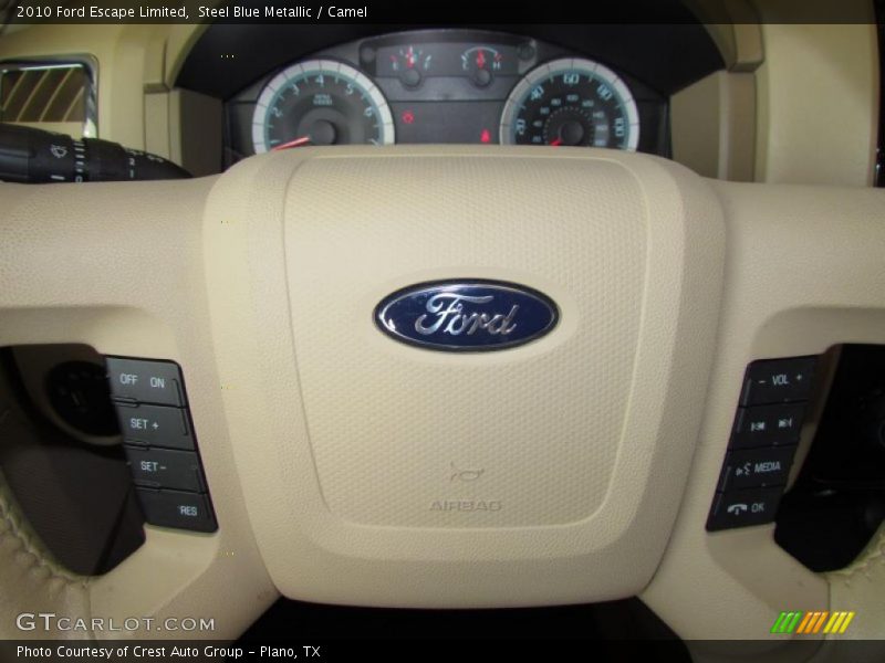 Steel Blue Metallic / Camel 2010 Ford Escape Limited