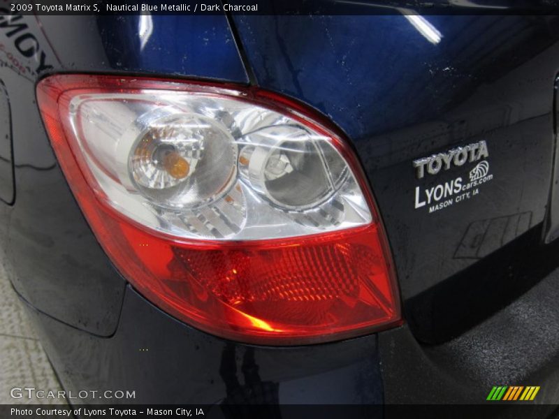 Nautical Blue Metallic / Dark Charcoal 2009 Toyota Matrix S