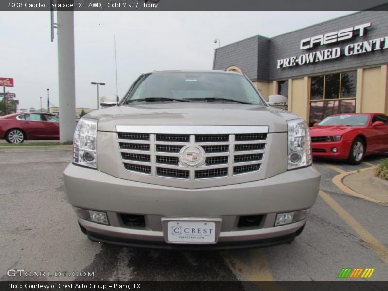 Gold Mist / Ebony 2008 Cadillac Escalade EXT AWD