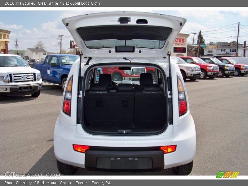 Clear White / Black Soul Logo Cloth 2010 Kia Soul +