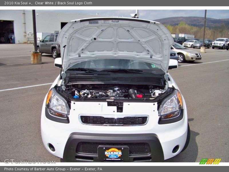 Clear White / Black Soul Logo Cloth 2010 Kia Soul +