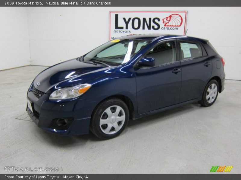 Nautical Blue Metallic / Dark Charcoal 2009 Toyota Matrix S