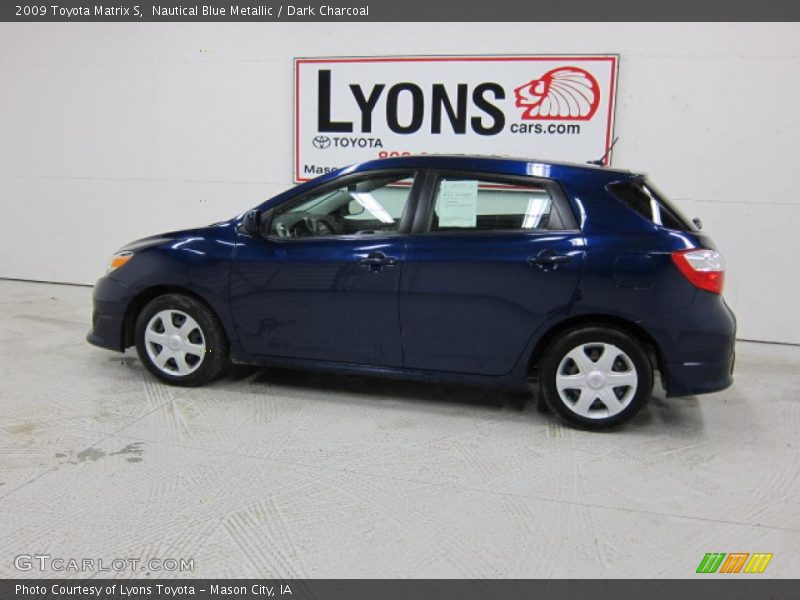 Nautical Blue Metallic / Dark Charcoal 2009 Toyota Matrix S