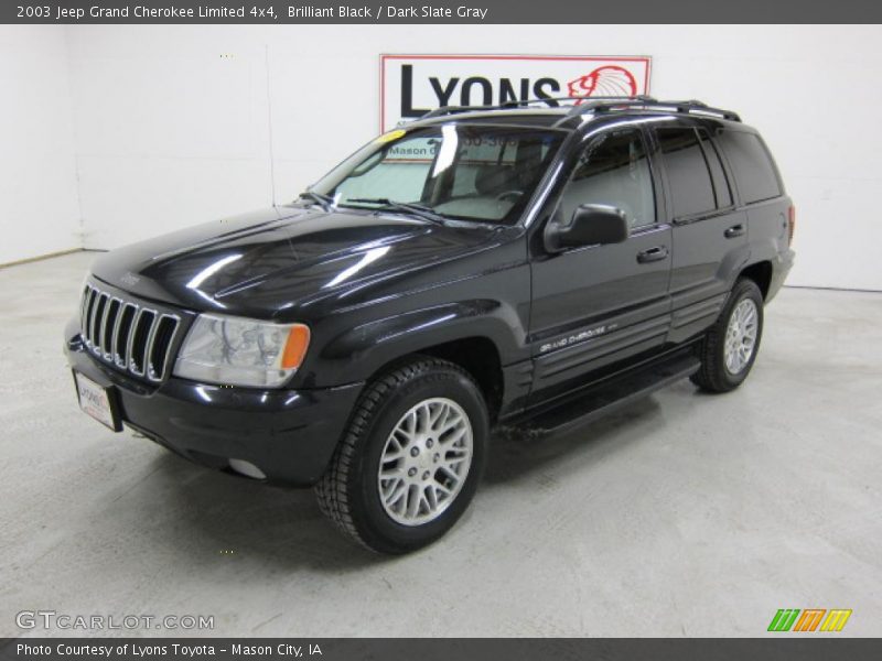 Brilliant Black / Dark Slate Gray 2003 Jeep Grand Cherokee Limited 4x4