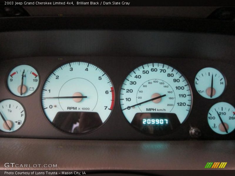  2003 Grand Cherokee Limited 4x4 Limited 4x4 Gauges