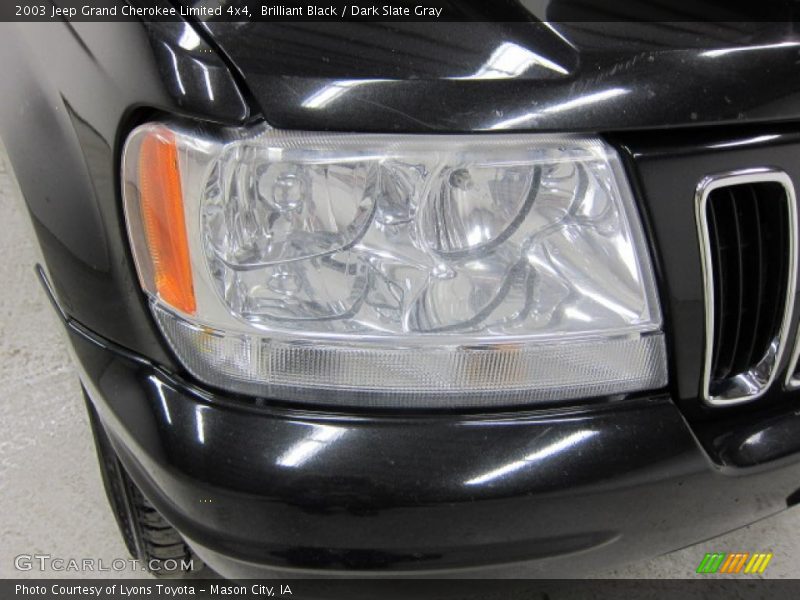 Brilliant Black / Dark Slate Gray 2003 Jeep Grand Cherokee Limited 4x4