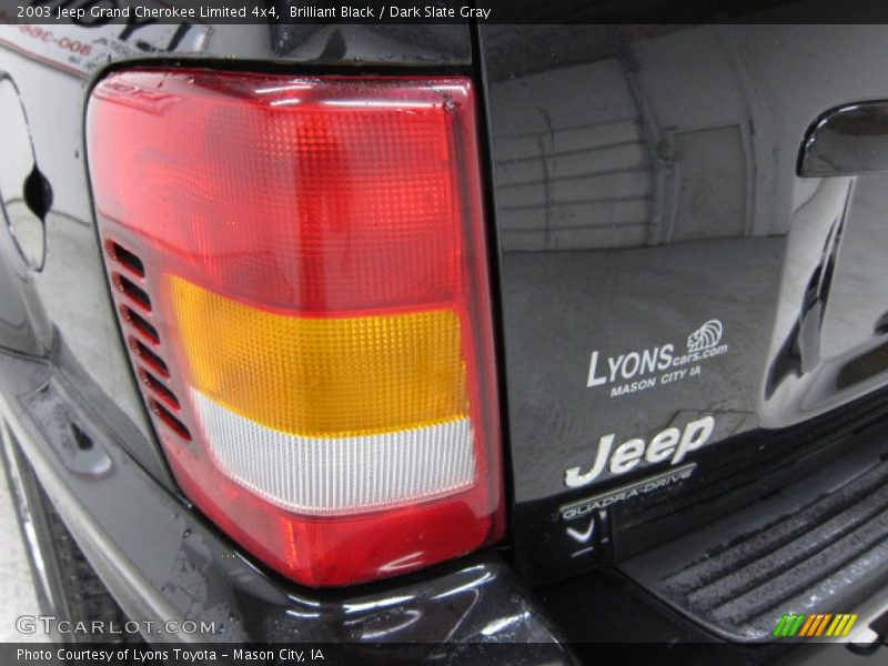 Brilliant Black / Dark Slate Gray 2003 Jeep Grand Cherokee Limited 4x4