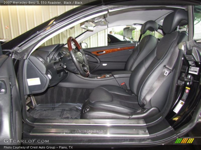  2007 SL 550 Roadster Black Interior