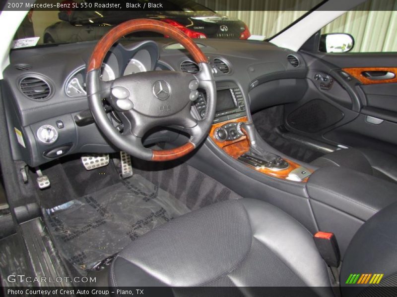 Black Interior - 2007 SL 550 Roadster 