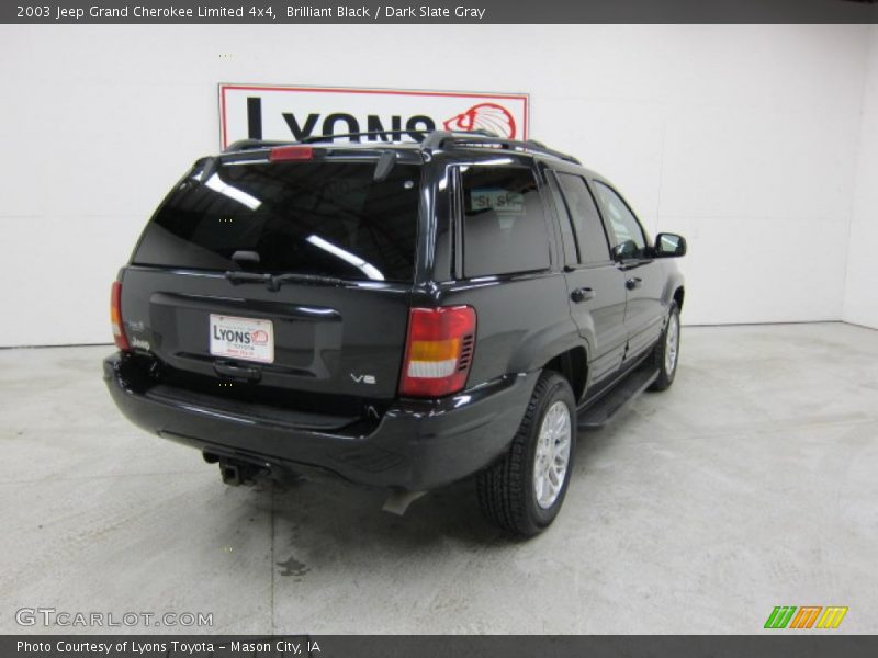 Brilliant Black / Dark Slate Gray 2003 Jeep Grand Cherokee Limited 4x4
