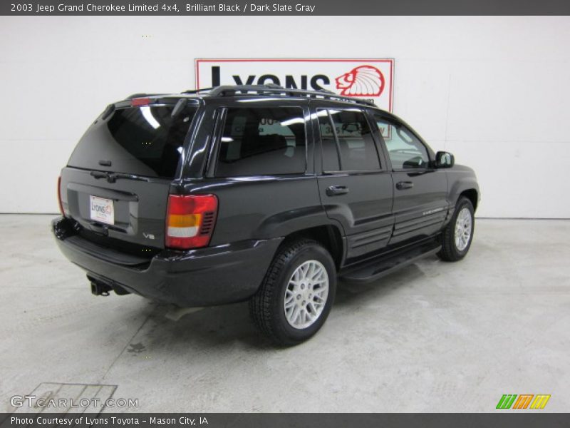 Brilliant Black / Dark Slate Gray 2003 Jeep Grand Cherokee Limited 4x4