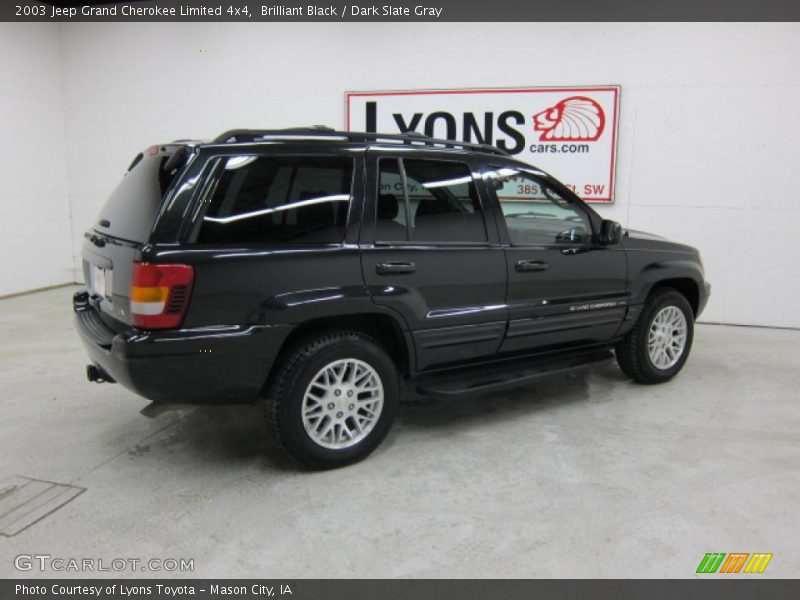 Brilliant Black / Dark Slate Gray 2003 Jeep Grand Cherokee Limited 4x4