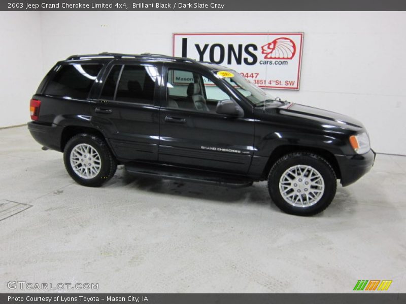 Brilliant Black / Dark Slate Gray 2003 Jeep Grand Cherokee Limited 4x4