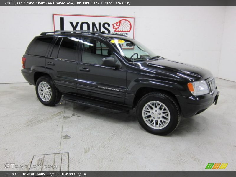 Brilliant Black / Dark Slate Gray 2003 Jeep Grand Cherokee Limited 4x4