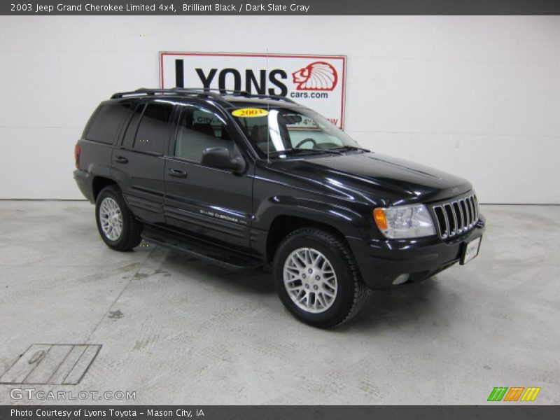 Brilliant Black / Dark Slate Gray 2003 Jeep Grand Cherokee Limited 4x4