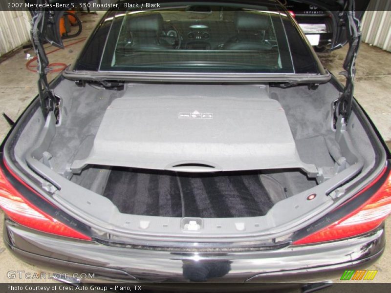 Black / Black 2007 Mercedes-Benz SL 550 Roadster