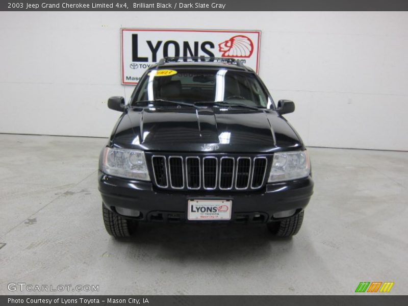 Brilliant Black / Dark Slate Gray 2003 Jeep Grand Cherokee Limited 4x4