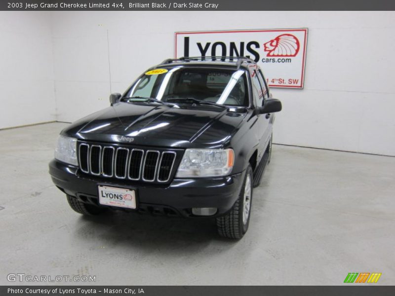 Brilliant Black / Dark Slate Gray 2003 Jeep Grand Cherokee Limited 4x4