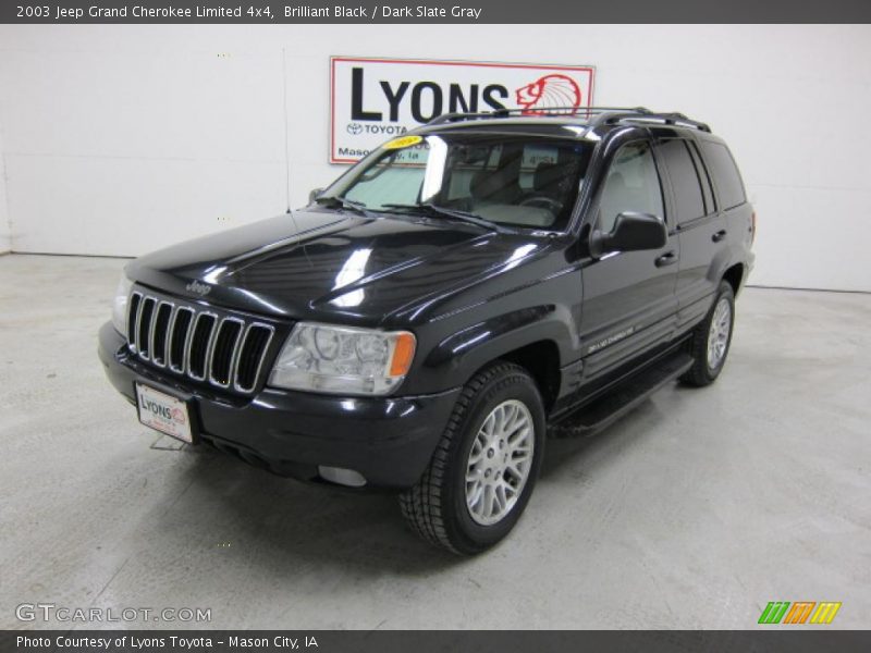 Brilliant Black / Dark Slate Gray 2003 Jeep Grand Cherokee Limited 4x4