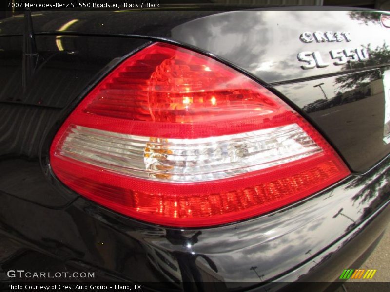 Black / Black 2007 Mercedes-Benz SL 550 Roadster