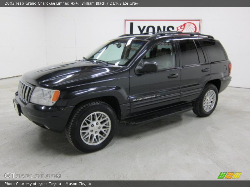 Brilliant Black / Dark Slate Gray 2003 Jeep Grand Cherokee Limited 4x4