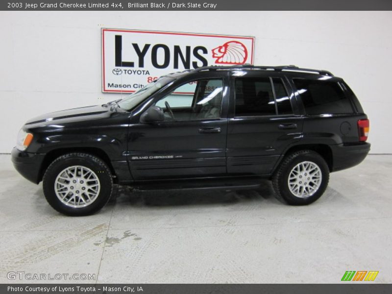 Brilliant Black / Dark Slate Gray 2003 Jeep Grand Cherokee Limited 4x4
