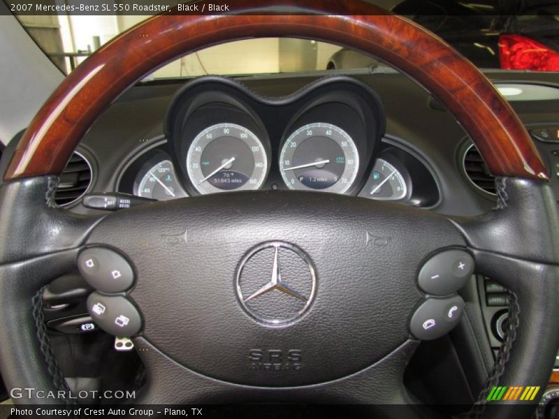Controls of 2007 SL 550 Roadster