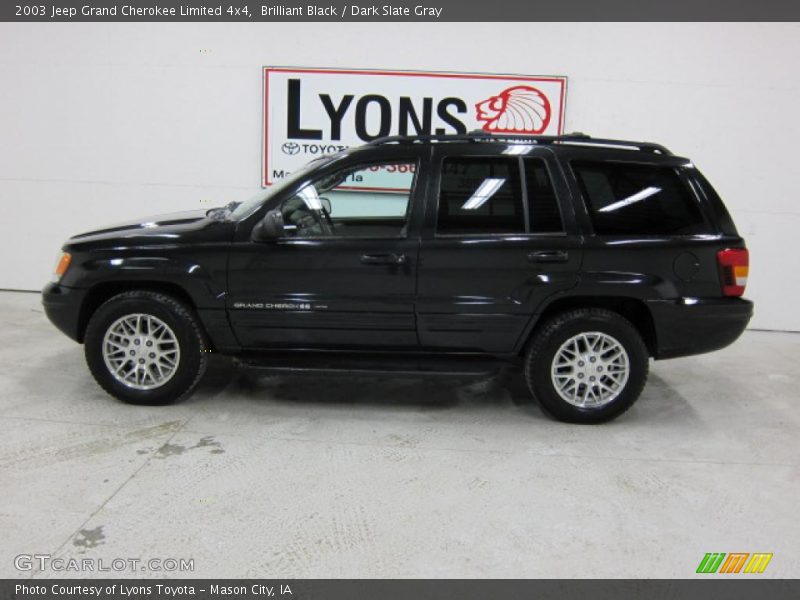 Brilliant Black / Dark Slate Gray 2003 Jeep Grand Cherokee Limited 4x4