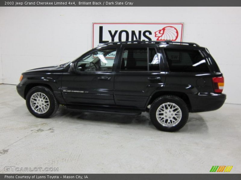 Brilliant Black / Dark Slate Gray 2003 Jeep Grand Cherokee Limited 4x4