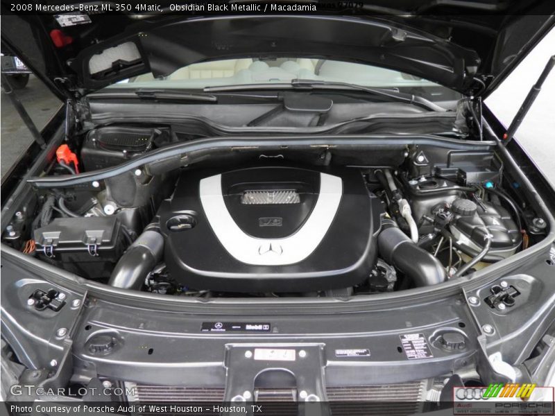 Obsidian Black Metallic / Macadamia 2008 Mercedes-Benz ML 350 4Matic