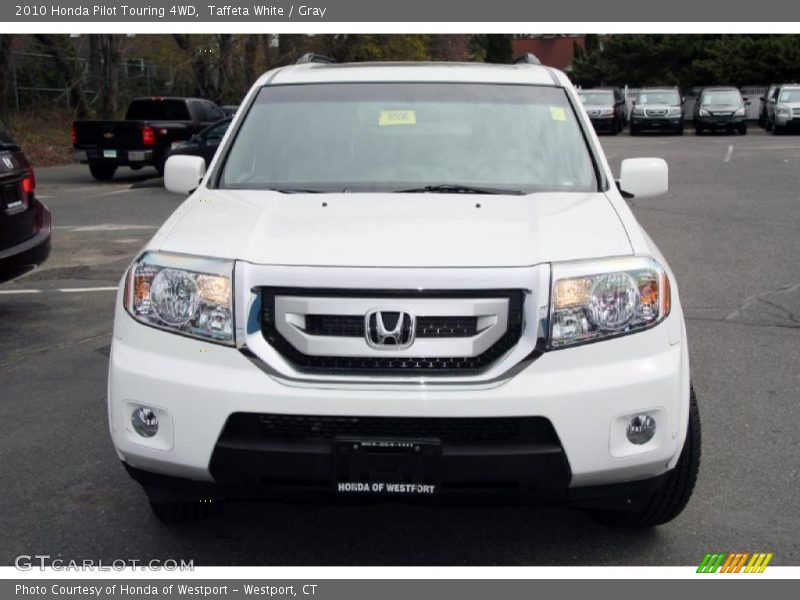 Taffeta White / Gray 2010 Honda Pilot Touring 4WD