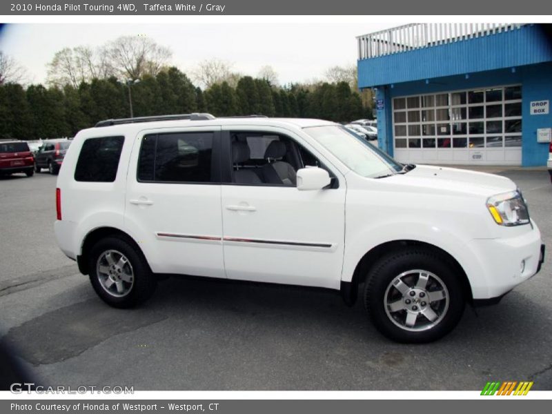 Taffeta White / Gray 2010 Honda Pilot Touring 4WD