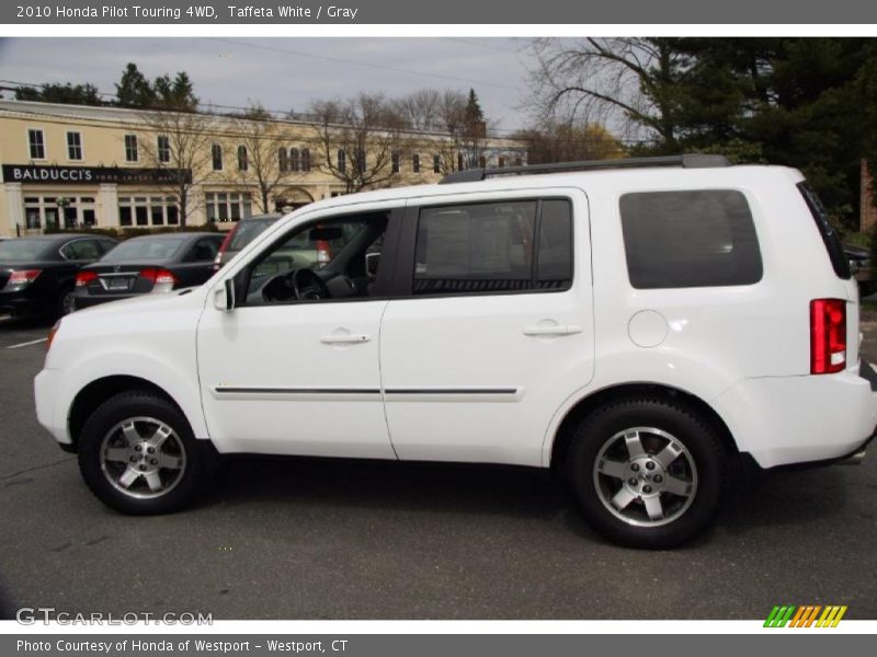 Taffeta White / Gray 2010 Honda Pilot Touring 4WD