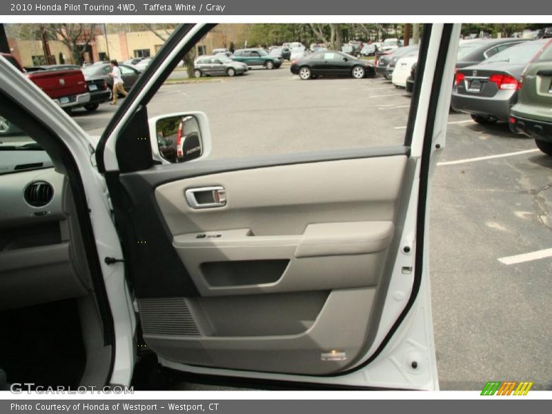 Taffeta White / Gray 2010 Honda Pilot Touring 4WD