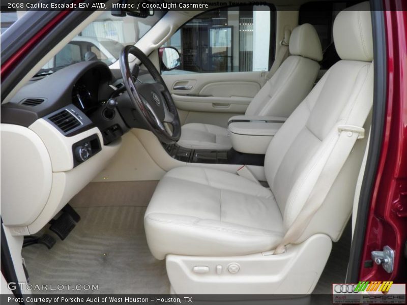 Infrared / Cocoa/Light Cashmere 2008 Cadillac Escalade ESV AWD