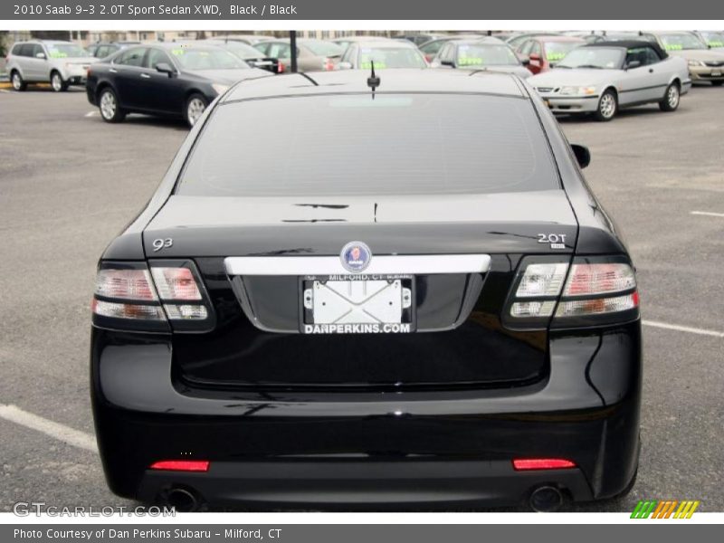 Black / Black 2010 Saab 9-3 2.0T Sport Sedan XWD