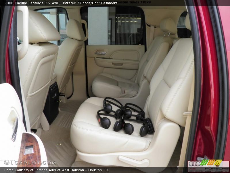 Infrared / Cocoa/Light Cashmere 2008 Cadillac Escalade ESV AWD