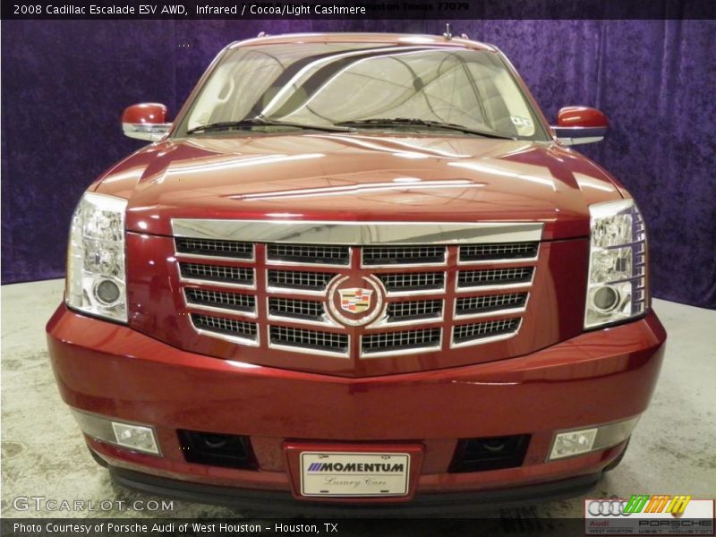 Infrared / Cocoa/Light Cashmere 2008 Cadillac Escalade ESV AWD