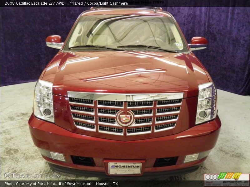 Infrared / Cocoa/Light Cashmere 2008 Cadillac Escalade ESV AWD