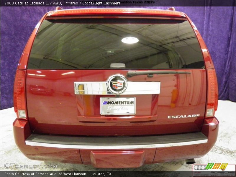 Infrared / Cocoa/Light Cashmere 2008 Cadillac Escalade ESV AWD
