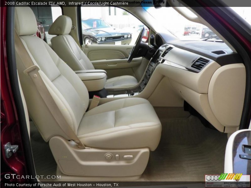 Infrared / Cocoa/Light Cashmere 2008 Cadillac Escalade ESV AWD