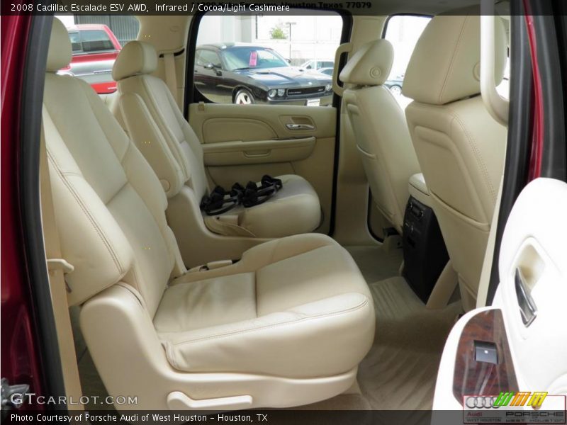 Infrared / Cocoa/Light Cashmere 2008 Cadillac Escalade ESV AWD