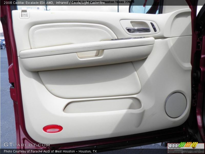 Infrared / Cocoa/Light Cashmere 2008 Cadillac Escalade ESV AWD