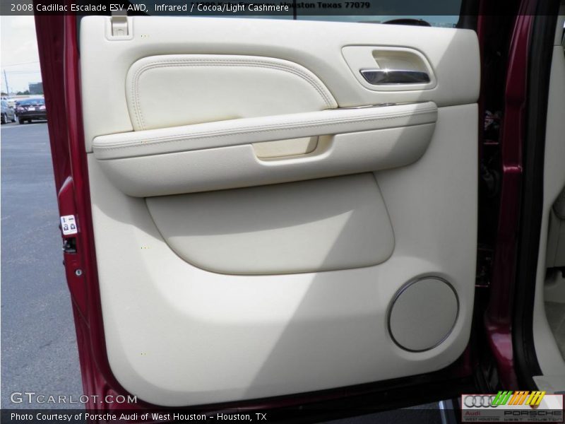Infrared / Cocoa/Light Cashmere 2008 Cadillac Escalade ESV AWD