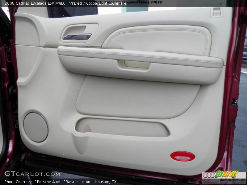 Infrared / Cocoa/Light Cashmere 2008 Cadillac Escalade ESV AWD
