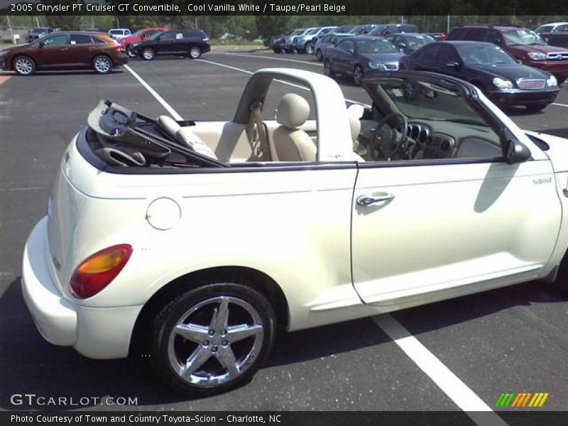 Cool Vanilla White / Taupe/Pearl Beige 2005 Chrysler PT Cruiser GT Convertible