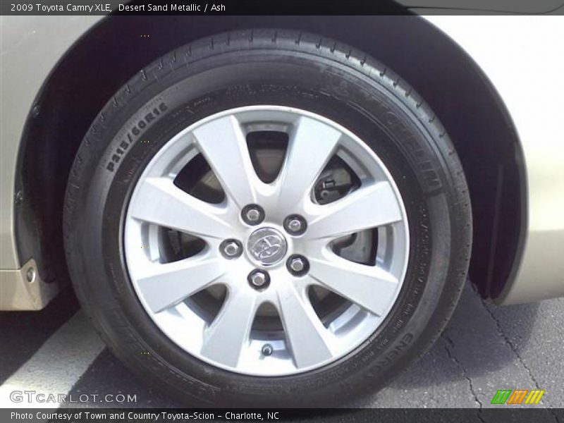 Desert Sand Metallic / Ash 2009 Toyota Camry XLE