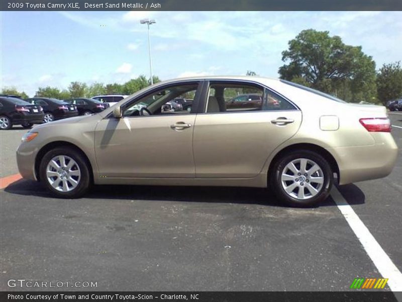 Desert Sand Metallic / Ash 2009 Toyota Camry XLE