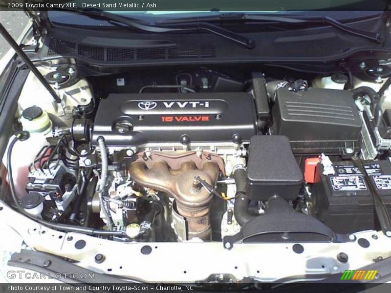 Desert Sand Metallic / Ash 2009 Toyota Camry XLE