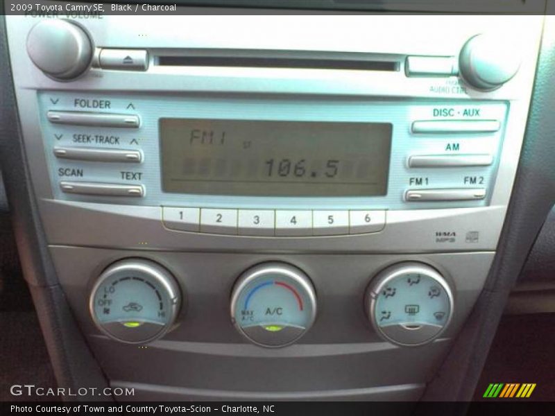 Black / Charcoal 2009 Toyota Camry SE